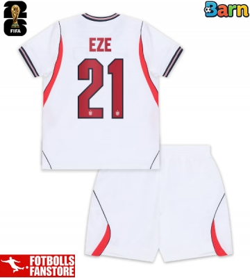 England Eberechi Eze #21 Hemmatröja Barn VM 2026 Kortärmad (+ Korta byxor)